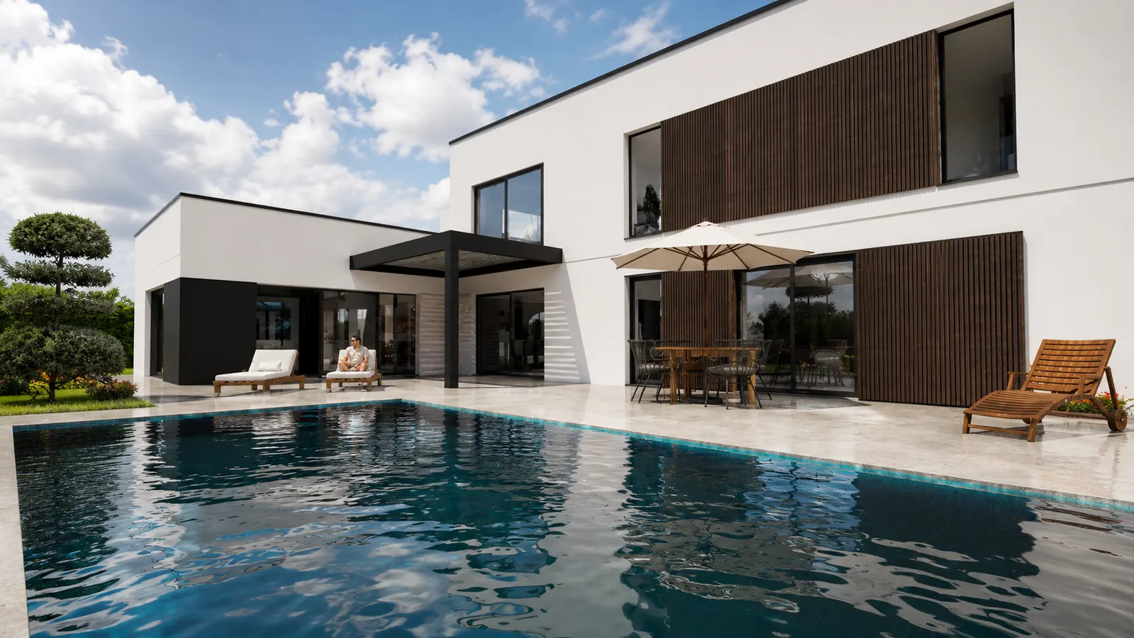 Villa D — rendu 3D