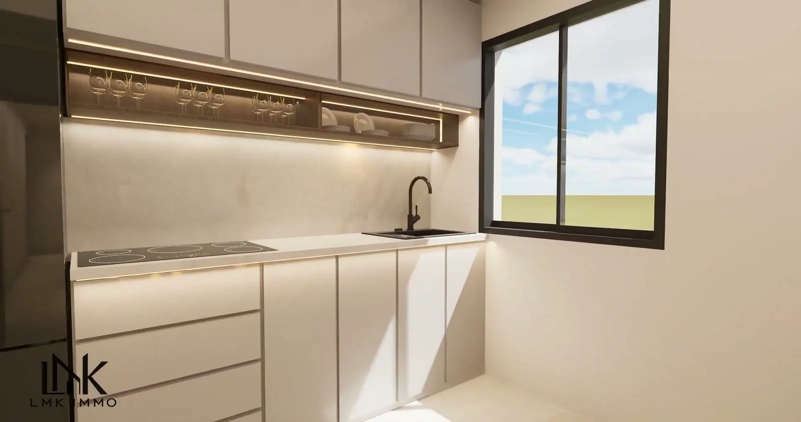 Appartement témoin T3 — visuel 3D 5