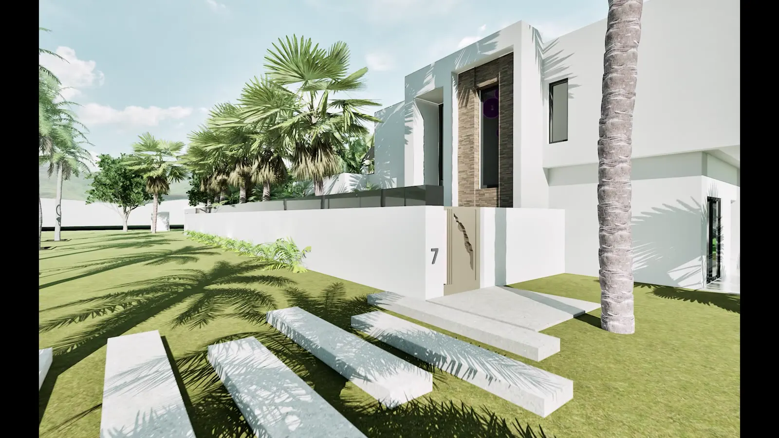 Villa A&S — rendu 3D