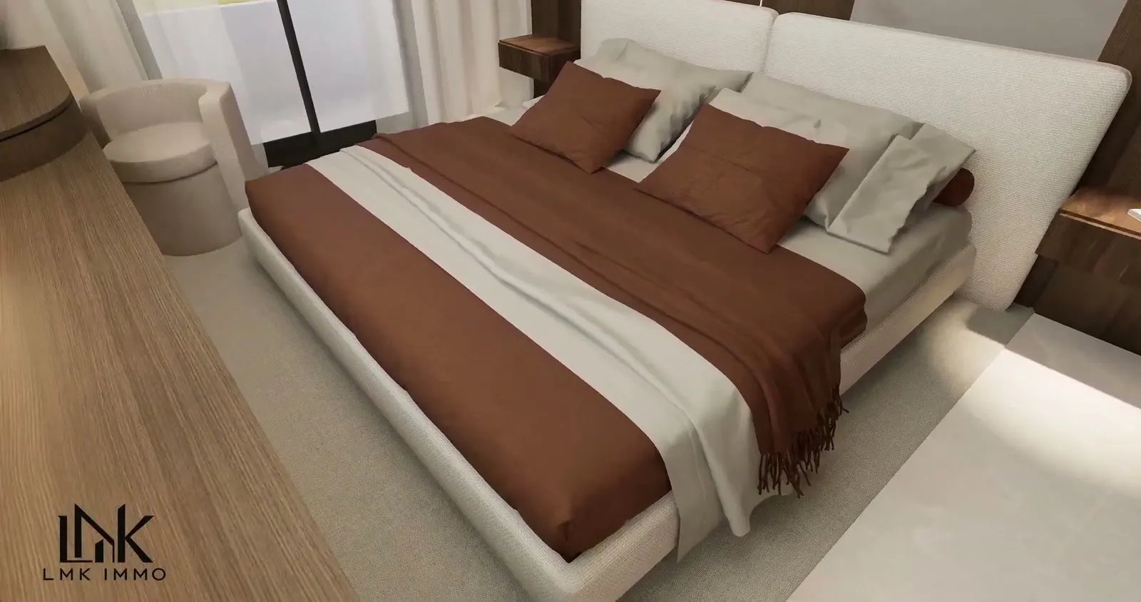 Appartement témoin T3 — visuel 3D 4