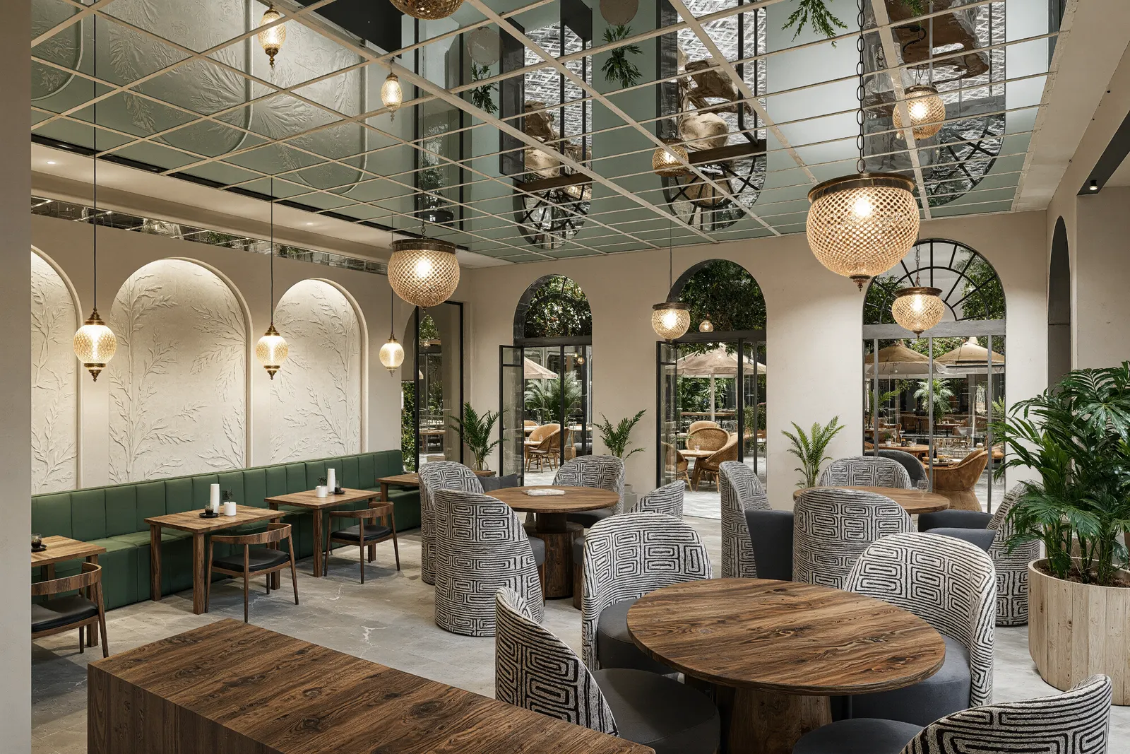 Restaurant Hivernage — rendu 3D